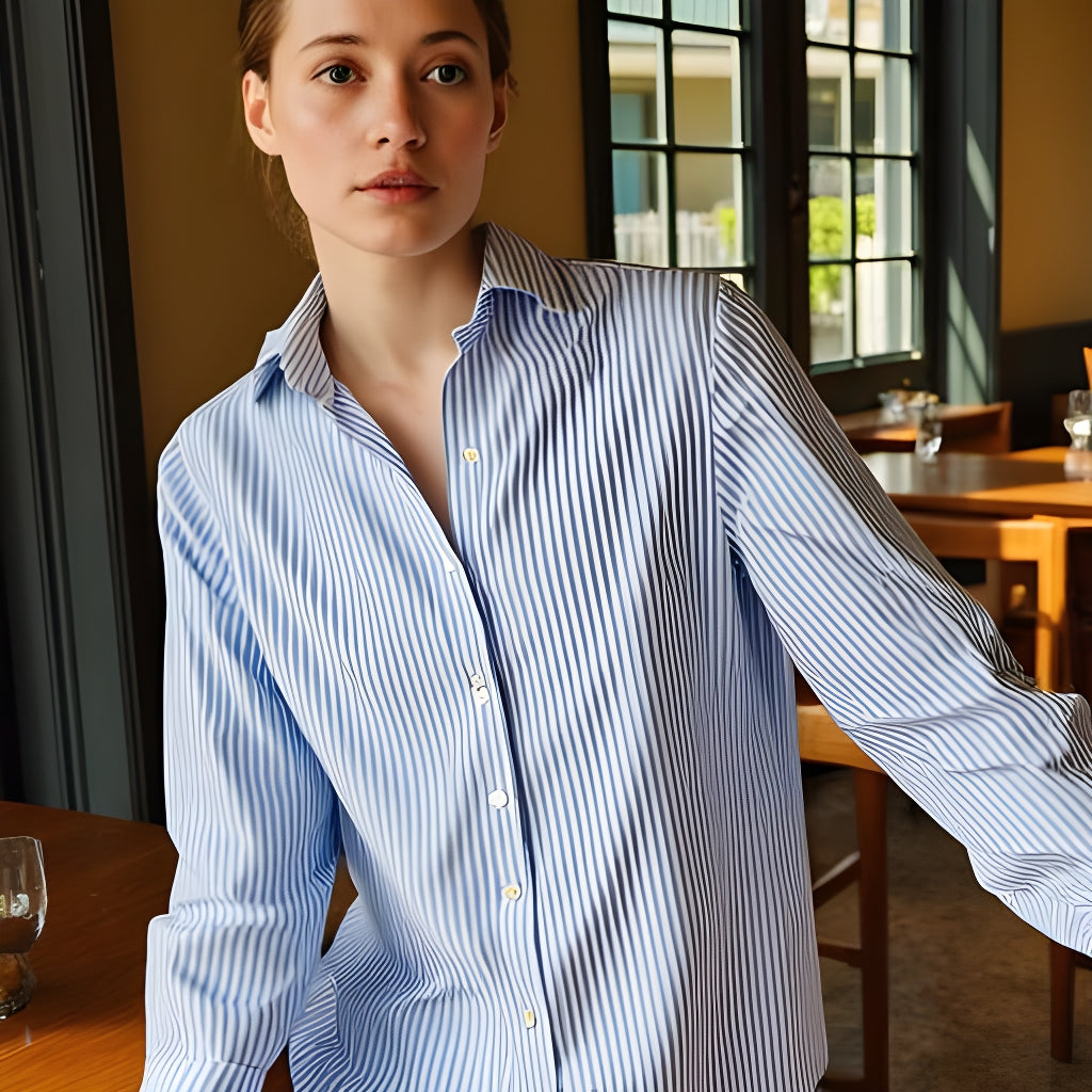 Isabel Marant Blue striped shirt (blouse)